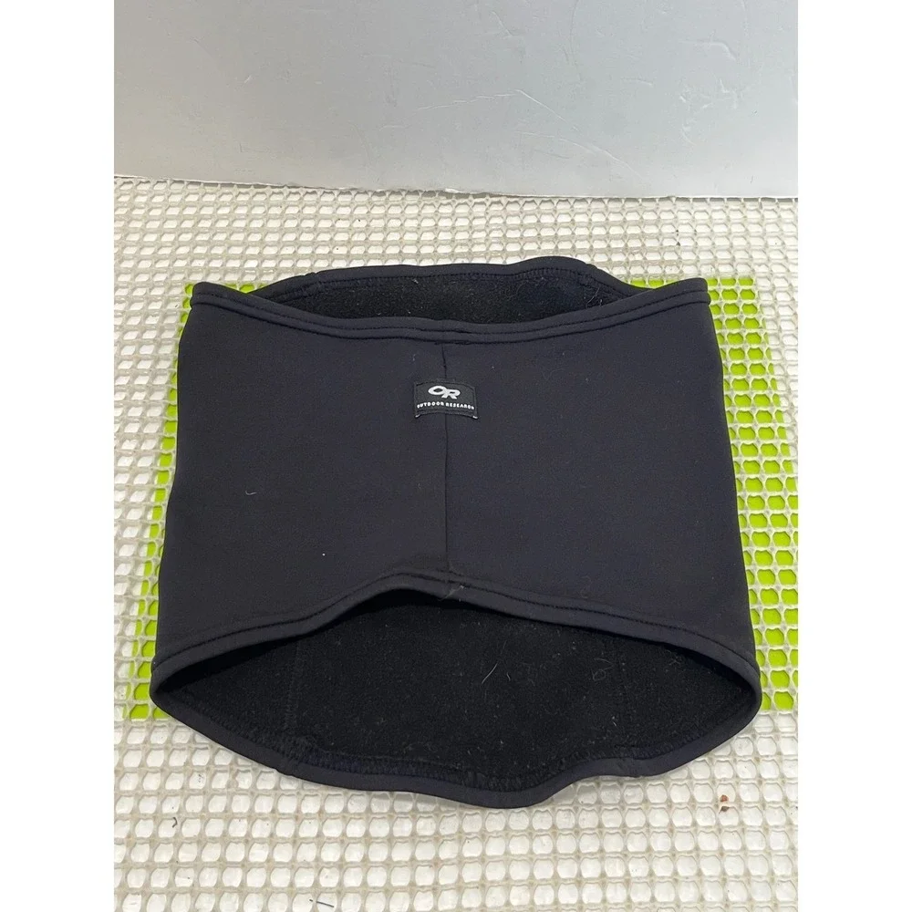 Outdoor Research Black Fleece Lined Neck Gaiter Warm Winter Ski Mask